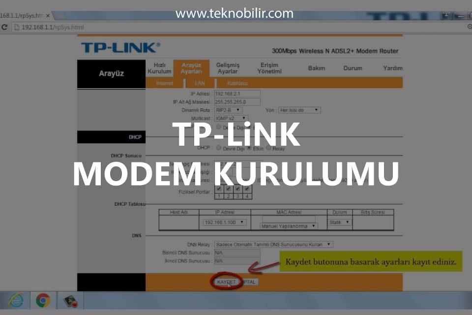 TP-Link Modem Kurulumu