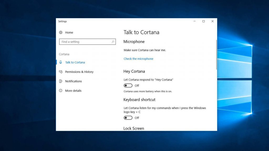 Windows 10 Cortana Devre Dışı Bırakma