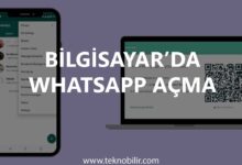 Bilgisayarda Whatsapp Açma