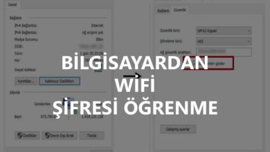 Bilgisayardan Wifi Şifresi Öğrenme