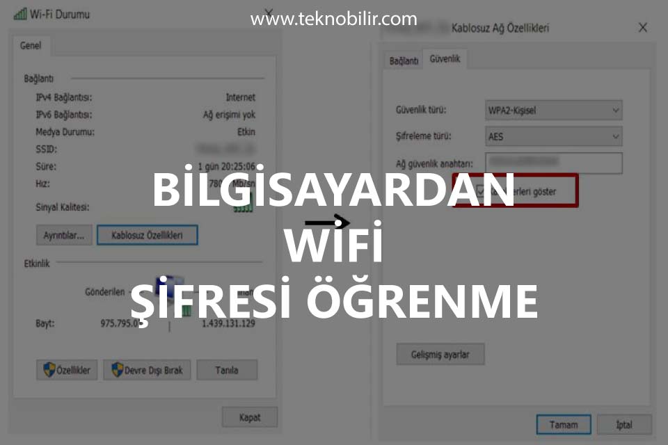 Bilgisayardan Wifi Şifresi Öğrenme