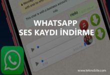 Whatsapp Ses Kaydı İndirme