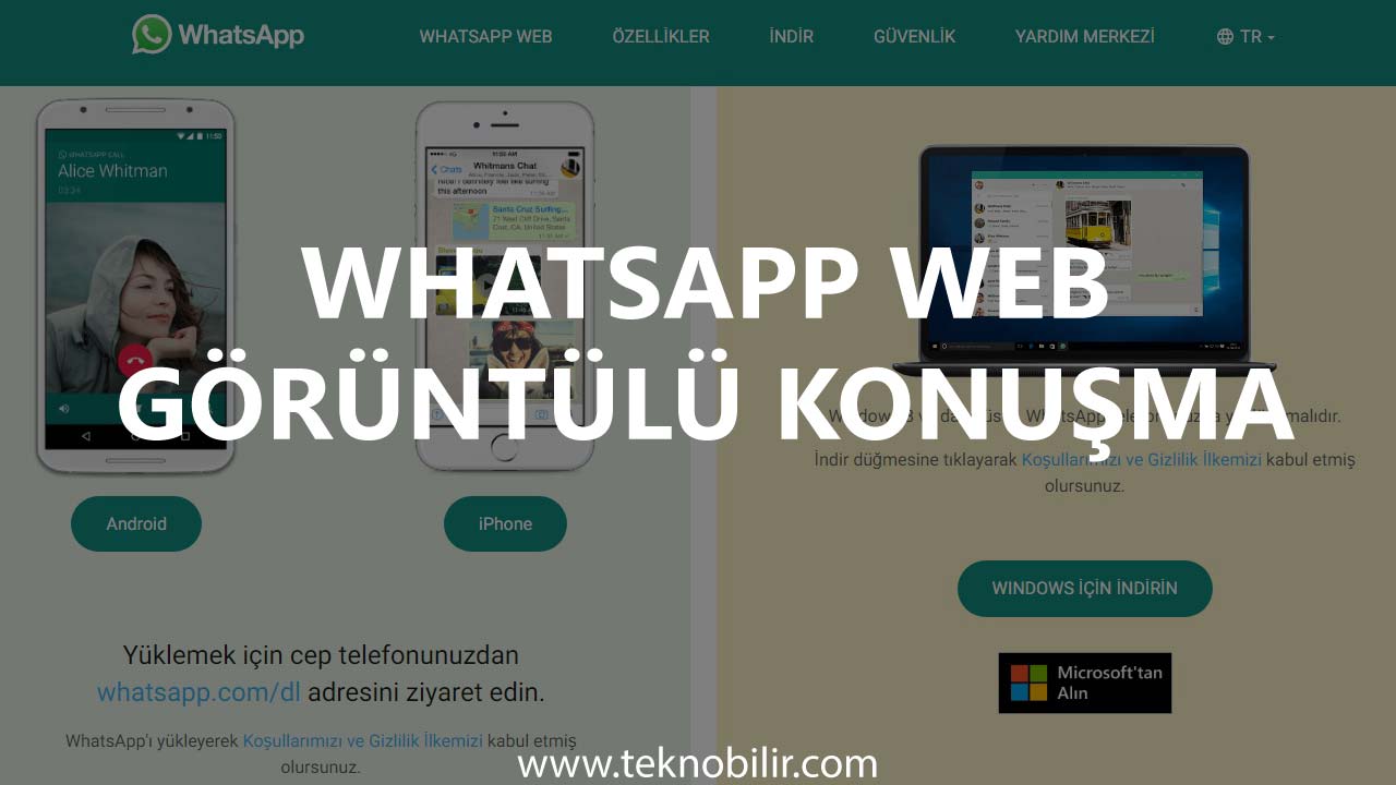 Whatsapp Web Görüntülü Konuşma