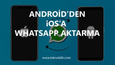 Android’den iOS’a Whatsapp Aktarma