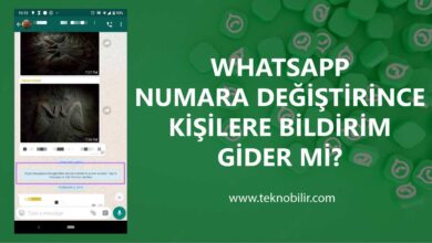 Whatsapp Numara Değiştirince Kişilere Bildirim Gider Mi?