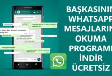 Başkasının Whatsapp Mesajlarını Okuma Programı İndir Ücretsiz