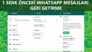 1 Sene Önceki Whatsapp Mesajları Geri Getirme