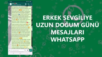 Erkek Sevgiliye Uzun Doğum Günü Mesajları Whatsapp