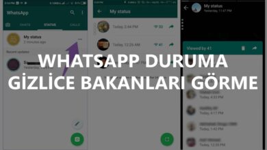 Whatsapp Duruma Gizlice Bakanları Görme