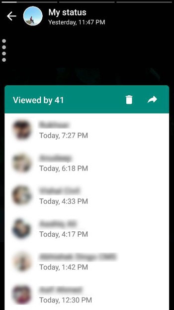 Whatsapp duruma gizliden bakanları görme