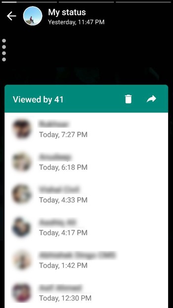 Whatsapp duruma gizliden bakanları görme