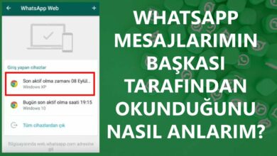 Whatsapp Mesajlarımın Başkası Tarafından Okunduğunu Nasıl Anlarım?