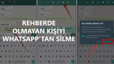 Rehberde Olmayan Kişiyi Whatsapptan Silme