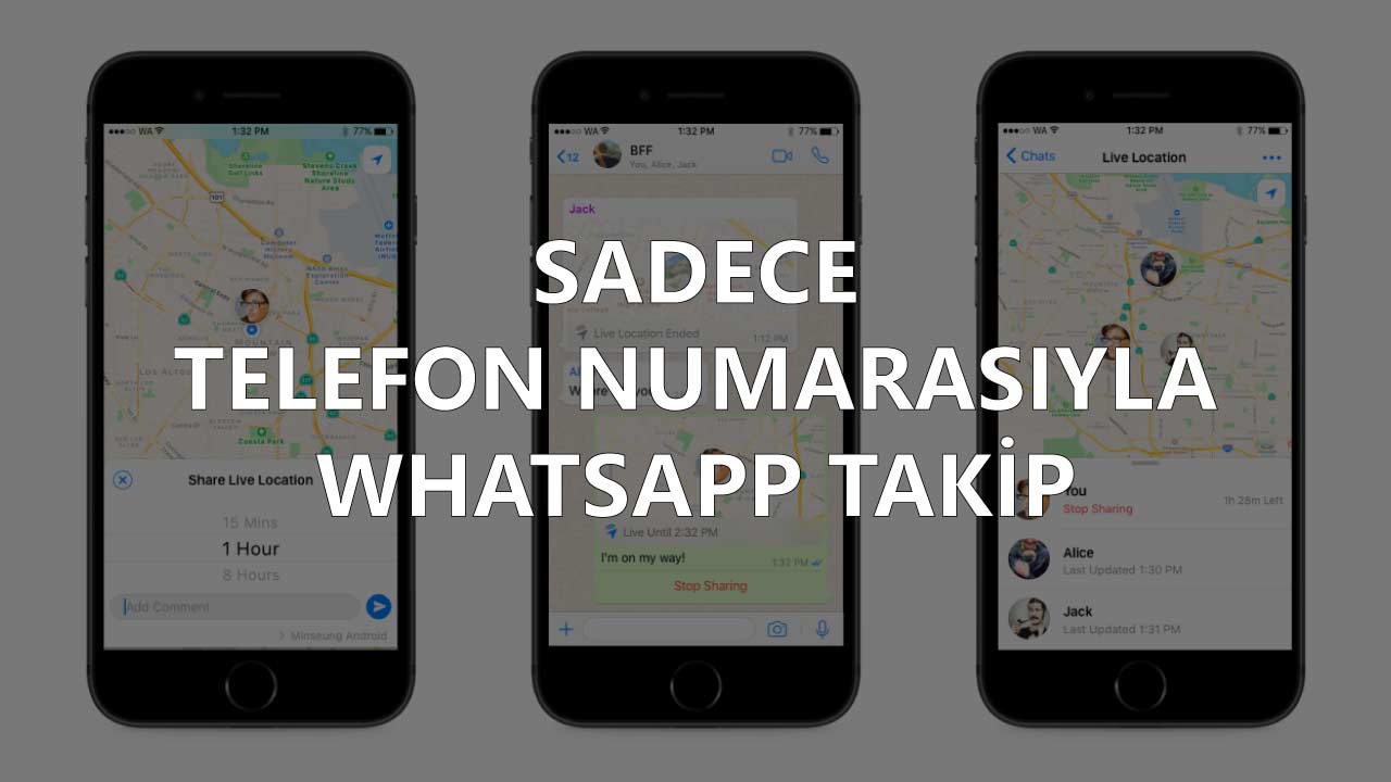 Sadece Telefon Numarasıyla Whatsapp Takip