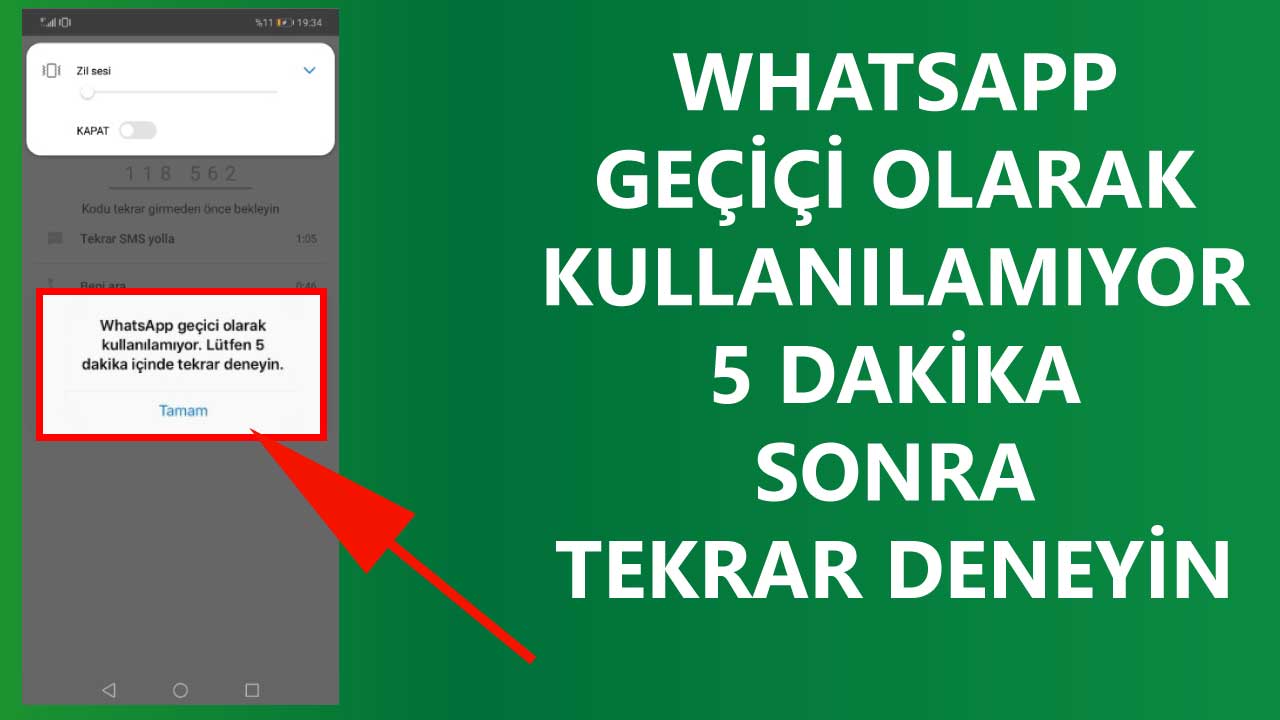 Whatsapp Geçici Olarak Kullanılamıyor 5 Dakika Sonra Tekrar Deneyin