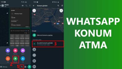 Whatsapp Konum Atma
