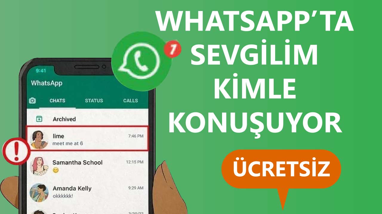 Whatsappta Sevgilim Kimle Konuşuyor