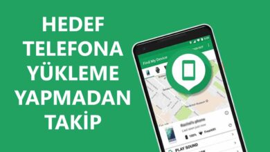 Hedef Telefona Yükleme Yapmadan Takip