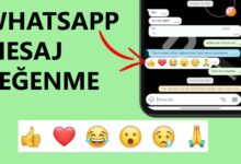 Whatsapp Mesaj Beğenme