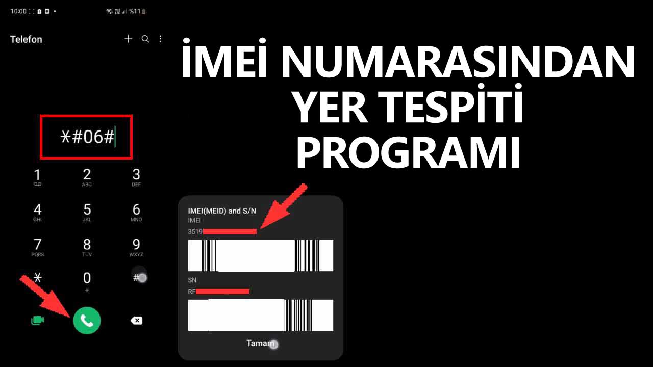 imei Numarasından Yer Tespiti Programı