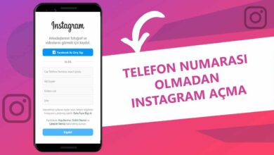 Telefon Numarası Olmadan Instagram Açma