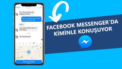 Facebook Messenger’da Kiminle Konuşuyor