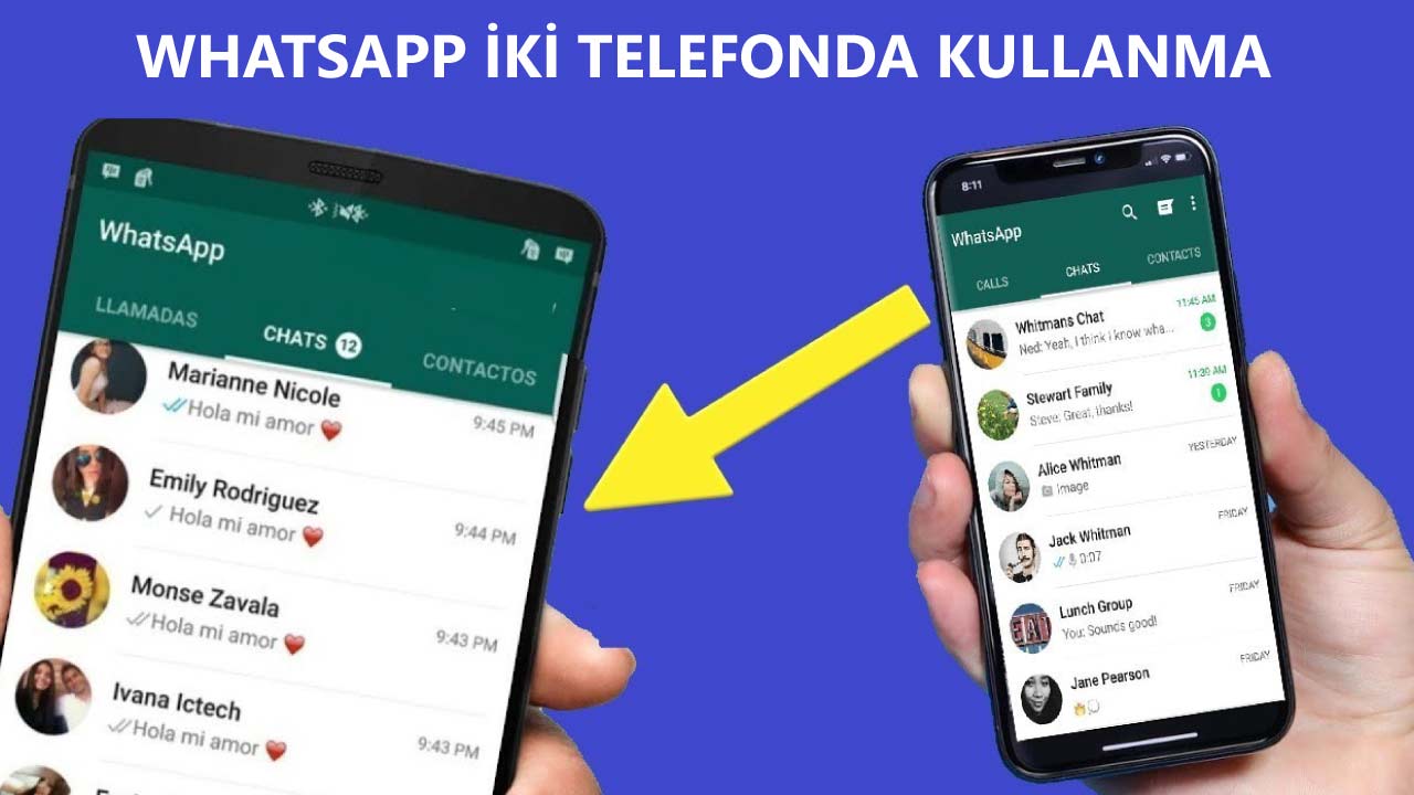 Whatsapp İki Telefonda Kullanma