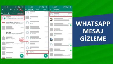 Whatsapp Mesaj Gizleme