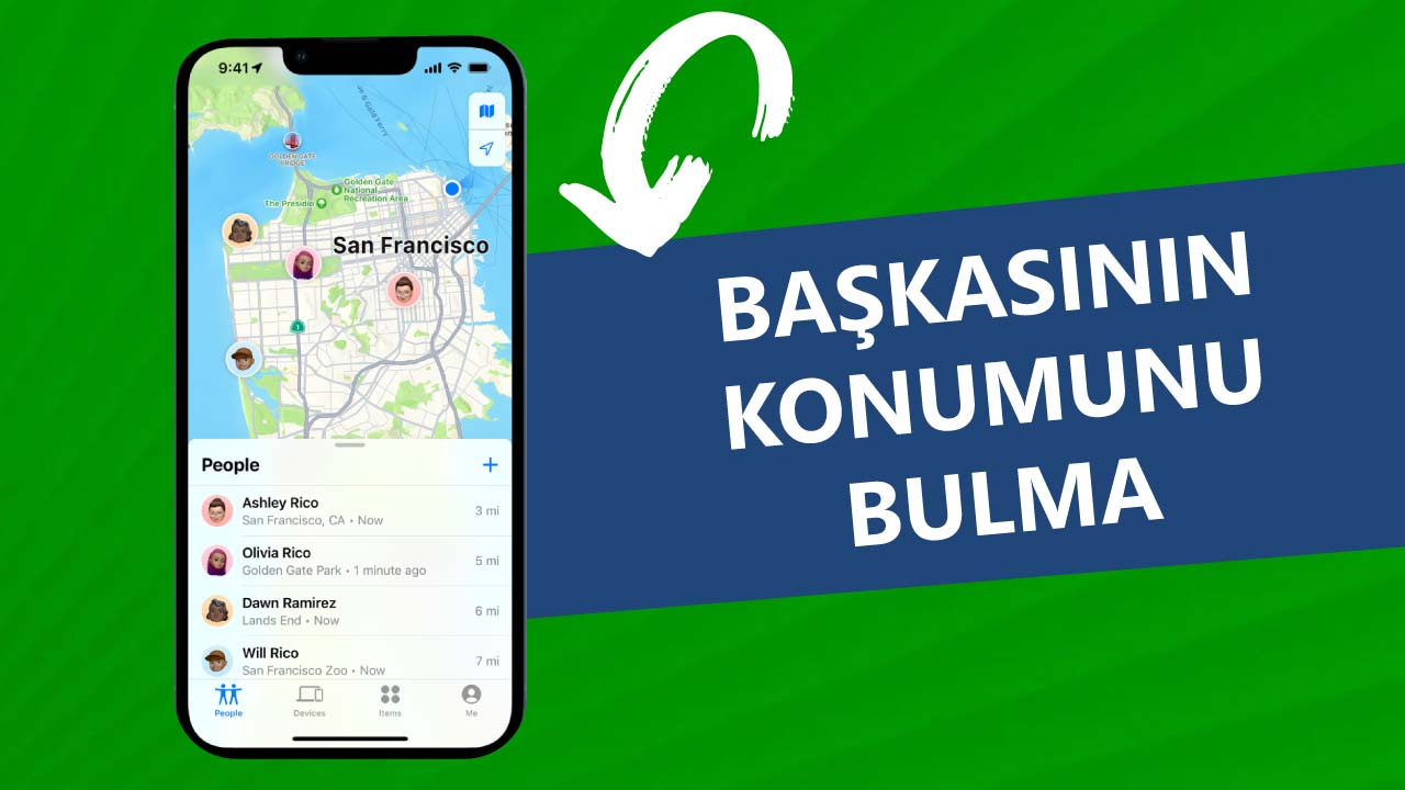 Başkasının Konumunu Bulma