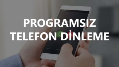 Programsız Telefon Dinleme