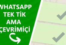 Whatsapp Tek Tik Ama Çevrimiçi