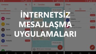 İnternetsiz Mesajlaşma Uygulamaları