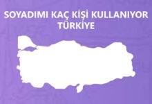 Soyadımı Kaç Kişi Kullanıyor Türkiye
