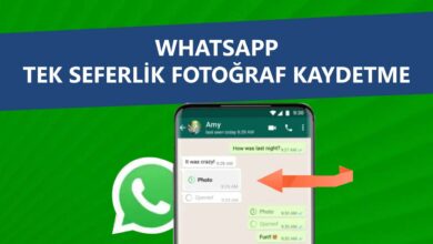 Whatsapp Tek Seferlik Fotoğraf Kaydetme